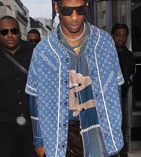 louis vuitton x supreme travis scott|supreme x louis vuitton jacket.